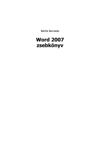 cover of the book Word 2007 zsebkönyv