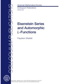 cover of the book Eisenstein Series and Automorphic L-Functions