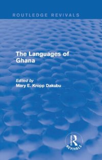 cover of the book The Languages of Ghana