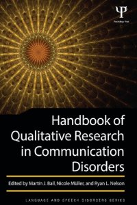 cover of the book Handbook of Qualitative Research in Communication Disorders