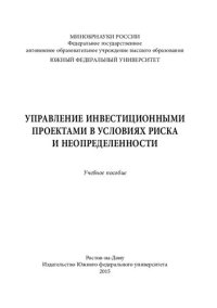 cover of the book Управление инвестиционными проектами в условиях риска и неопределенности