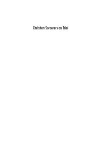 cover of the book Christian Sorcerers on Trial: Records of the 1827 Osaka Incident