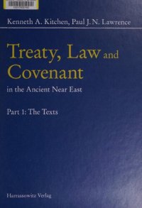 cover of the book Treaty, Law and Covenant in the Ancient Near East