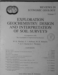 cover of the book Exploration Geochemistry: Design and Interpretation of Soil Surveys : In Cooperation With the Association of Exploration Geochemists (Reviews in Econ)