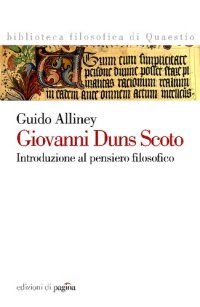 cover of the book Giovanni Duns Scoto. Introduzione al pensiero filosofico