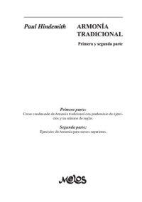 cover of the book Armonía Tradicional: Primera y segunda parte