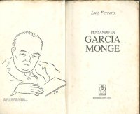 cover of the book Pensando en García Monge