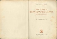 cover of the book Pintores hispanoamericanos contemporáneos (con 57 ilustraciones fuera de texto)