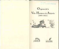 cover of the book Orígenes de la Villa Hermosa de Alajuela (1601-1821)