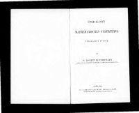 cover of the book Über Kant's mathematisches Vorurtheil und dessen Folgen