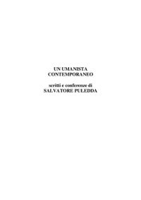 cover of the book UN UMANISTA CONTEMPORANEO