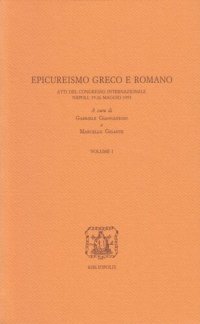 cover of the book Epicureismo greco e romano. Atti del Congresso internazionale (Napoli, 19-26 maggio 1993)