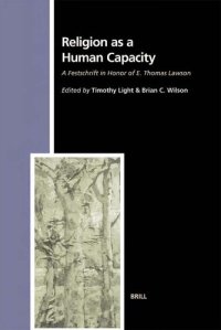 cover of the book Religion as a human capacity: A Festschrift in Honor of E. Thomas Lawson