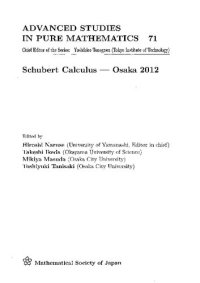 cover of the book Schubert Calculus - Osaka 2012 (Collect)