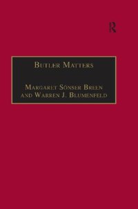 cover of the book Butler Matters: Judith Butler's Impact on Feminist and Queer Studies