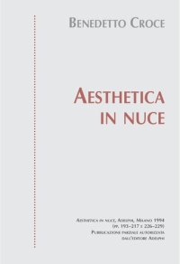 cover of the book Aesthetica in nuce