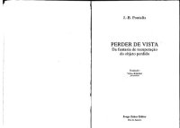 cover of the book Perder de Vista. Da Fantasia de Recuperação do Objeto