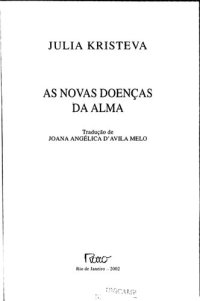 cover of the book As novas doenças da alma