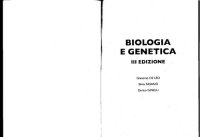 cover of the book Biologia e genetica