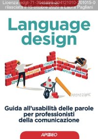 cover of the book Language design: guida all'usabilità delle parole per professionisti della comunicazione