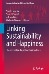 cover of the book Linking Sustainability and Happiness: Theoretical and Applied Perspectives