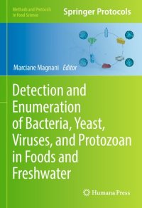 cover of the book Detection and Enumeration of Bacteria, Yeast, Viruses, and Protozoan in Foods and Freshwater