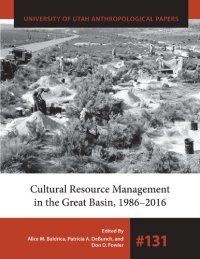 cover of the book Cultural Resource Management in the Great Basin 1986–2016