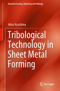 cover of the book Tribological Technology in Sheet Metal Forming