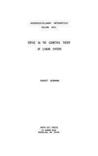 cover of the book Topics in the geometric theory of linear systems