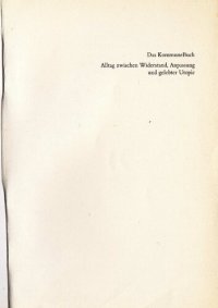 cover of the book Das Kommunebuch Alltag zwischen Widerstand, Anpassung und gelebter Utopie