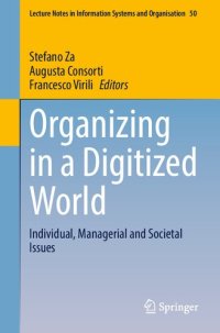 cover of the book Organizing in a Digitized World: Individual, Managerial and Societal Issues