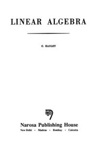 cover of the book Linear Algebra