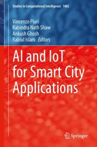 cover of the book AI and IoT for Smart City Applications