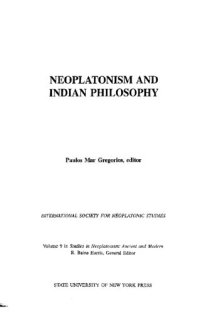 cover of the book Neoplatonism and Indian Philosophy