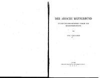 cover of the book Der arische Männerbund : Studien zur indo-iranischen Sprach- und Religionsgeschichte