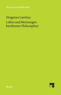 cover of the book Leben und Meinungen berühmter Philosophen