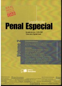 cover of the book Legislação penal especial - Voulme 2 - 3ª edição de 2012: De acordo com a lei n. 12.015/2009: (Crimes contra a dignidade sexual): Volume 2