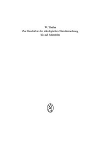 cover of the book Zur Geschichte der teleologischen Naturbetrachtung bis auf Aristoteles