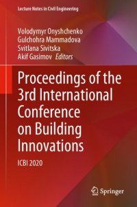 cover of the book Proceedings of the 3rd International Conference on Building Innovations: ICBI 2020