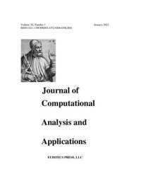 cover of the book JOURNAL OF COMPUTATIONAL ANALYSIS AND APPLICATIONS, VOLUME 30, 2022