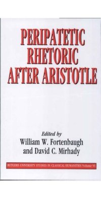 cover of the book Peripatetic Rhetoric After Aristotle