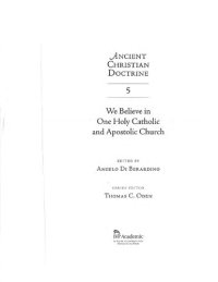 cover of the book We Believe in One Holy Catholic and Apostolic Church