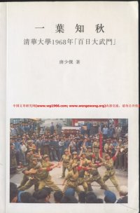 cover of the book 一叶知秋--清华大学1968年百日大武斗