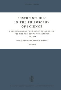 cover of the book Boston studies in the philosophy of science