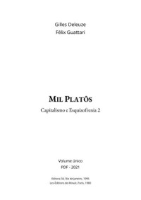 cover of the book Mil Platôs Vol. único