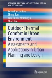 cover of the book Outdoor Thermal Comfort in Urban Environment: Assessments and Applications in Urban Planning and Design