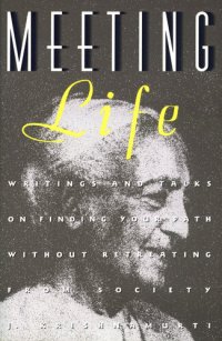 cover of the book Meeting Life: Writings and Talks on Finding Your Path Without Retreating from Society