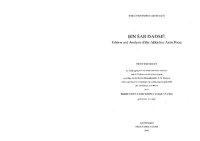 cover of the book Bin šar dadmē: edition and analysis of the Akkadian Anzu poem