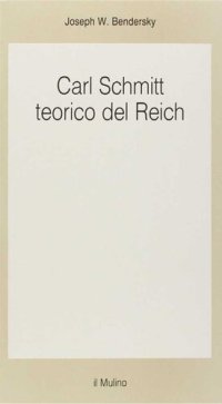 cover of the book Carl Schmitt teorico del Reich