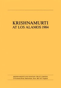 cover of the book Krishnamurti at Los Alamos 1984